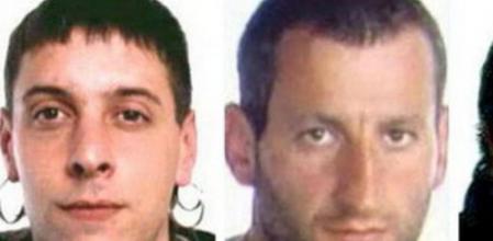 Fotografías de archivo de Raúl Aduna Vallinas, Antonio Goicoechea Gabilondo e Igor Uriarte López de Vicuña, detenidos en Francia en una operación contra la estructura de ETA