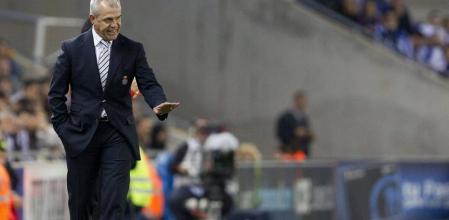 El entrenador mexicano del RCD Espanyol, Javier Aguirre