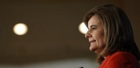 La ministra de Empleo y Seguridad Social, Fátima Báñez,