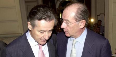 Miguel Blesa y Rodrigo Rato, en al año 2002