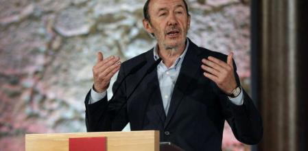 El secretario general del PSOE, Alfredo Pérez Rubalcaba.