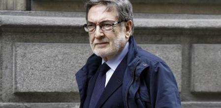 El diputado popular Eugenio Nasarre, a su llegada a la Audiencia Nacional