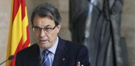 El presidente de la Generalitat, Artur Mas, durante la rueda de prensa en la que ha anunciado las ganadoras del XXV Premio Internacional Catalunya,