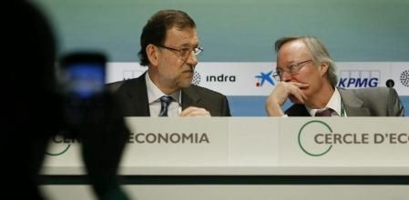 Rajoy y Piqué en el las jornadas del Cercle d'Economia en Sitges