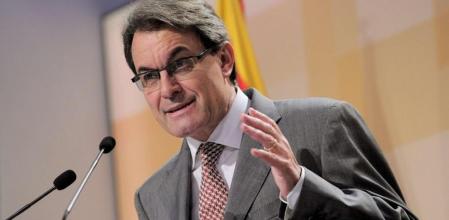 Artur Mas, durante la rueda de prensa en la que presentó el Pla de Govern 2013-2016