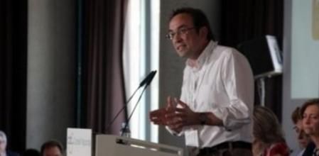 El secretario de Organización de CDC, Josep Rull, durante el Consell Nacional del partido.