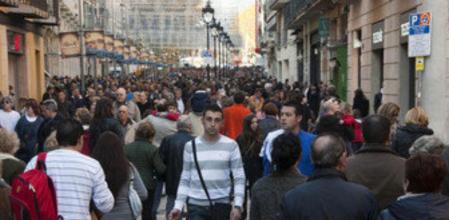 Portal de l'Àngel, en Barcelona