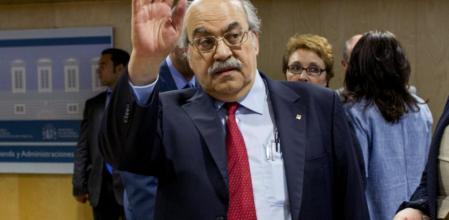 Andreu Mas-Colell, en la reunión del Consejo de Política Fiscal y Financiera celebrada en Madrid