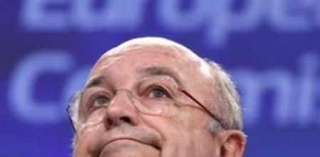 El comisario de la Unión Europea, Joaquín Almunia