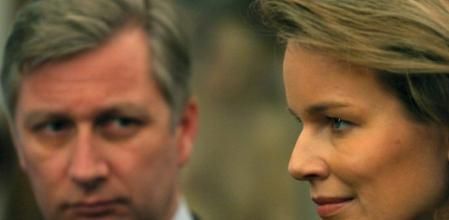 El príncipe Felipe y su mujer Matilde en una foto de archivo