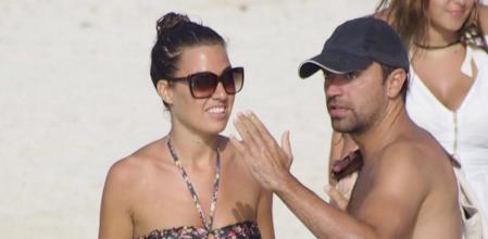 Núria y Xavi, en julio del 2012 de vacaciones en Formentera