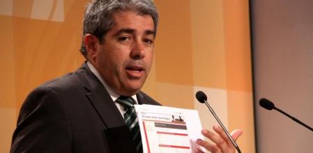 Francesc Homs, en la rueda de prensa posterior a la reunión del Consell Executiu