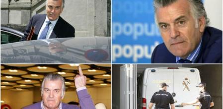 Combinado de imágenes del extesorero del PP Luis Bárcenas