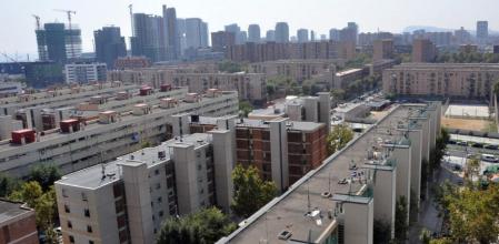 Barrio de La Mina, en Sant Adrià de Besòs