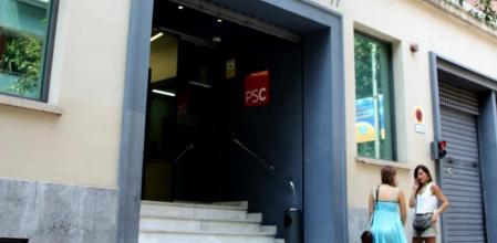 La sede del PSC, en la calle Nicaragua de Barcelona