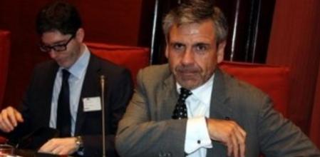 Daniel de Alfonso, director de la Oficina Antifrau de Catalunya, durante su comparecencia en el Parlament.