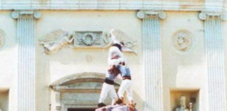 Primer 4d9f carregat per la Colla Jove Xiquets de Tarragona al 1993