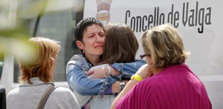Familiares de las víctimas del accidente de tren de Santiago de Compostela