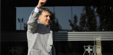 Gerardo Tata Martino, el día que llegó a Barcelona