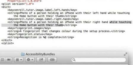 La nueva versión de iOS 7, Beta 4, incluye especificaciones sobre un sensor dactilar