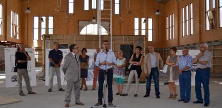 Momento de la presentación del proyecto del Mercat del Pla que se convertirá en un centro comercial de outlets