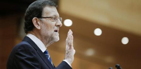 Rajoy compareció en el Congreso (trasladado al Senado por obras) por el caso Bárcenas
