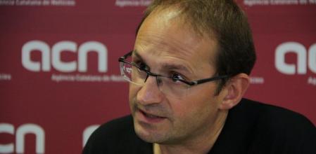 Joan Herrera durante la entrevista con ACN