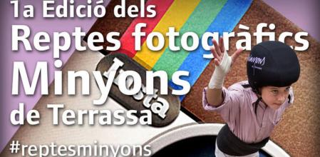 Cartell dels reptes fotogràfics dels Minyons a Instagram