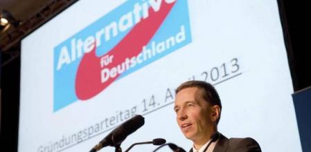 El presidente de AfD, Bernd Lucke