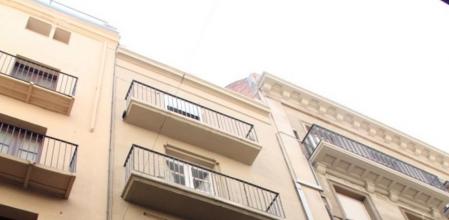 El edificio desalojado, el número 7 de la calle Mayor de Lleida