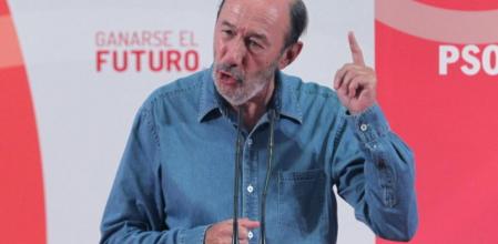 El líder del PSOE, Alfredo Pérez Rubalcaba