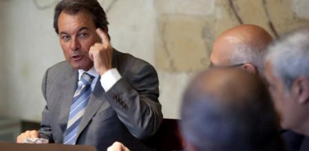 Artur Mas, durante la primera reunión del Consell Executiu tras las vacaciones de verano