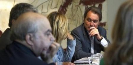 Imagen de la reunión de Govern de este martes