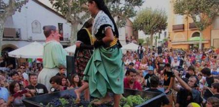 La 'trepitjada' de la uva uno de los actos más concurridos de Alella