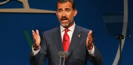 El Príncipe Felipe cerró la presentación de Madrid 2020