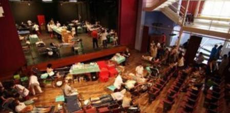 Una de las ediciones anteriores del Maratón de donación de sangre, en el Teatre Metropol