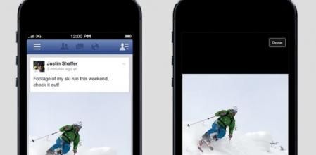Los vídeos publicitarios serán silenciosos cuando aparezcan en las noticias de un usuario de Facebook, pero se expandirán y tendrán audio al ser clicados