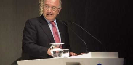 Almunia en la conferencia organizada por Agbar en Barcelona