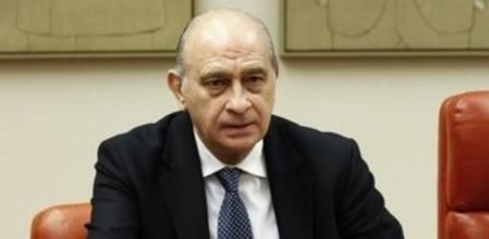 El ministro del Interior, Jorge Fernández Díaz, en el Congreso.