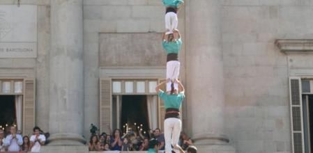 3d9fa dels Castellers de Vilafranca a la diada de la Mercè