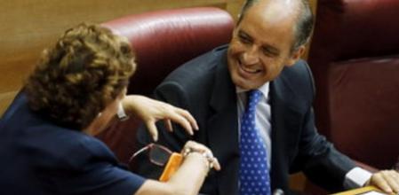 Rita Barberá y Francisco Camps