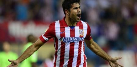 Diego Costa celebra uno de sus goles