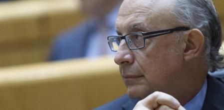 El ministro de Hacienda y Administraciones Públicas, Cristóbal Montoro, en el Senado