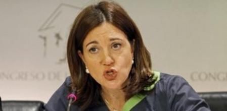 La portavoz del PSOE en el Congreso, Soraya Rodríguez.