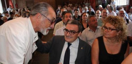Àngel Ros y Marina Geli, en el acto de presentación del Forum Civico y Agrupación Socialista de Catalunya