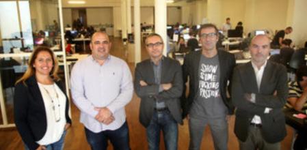 Elisabeth Martínez, Carlos Blanco, Marc Ros, Xavier Verdaguer y Gerard Olivé