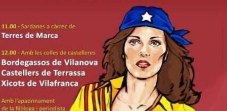 Cartell de la IV diada de castelleres de Bellprat