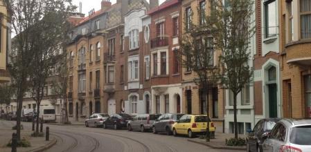 La calle donde vivía Natividad Jauregui en Gante, la avenida Bernard Spae