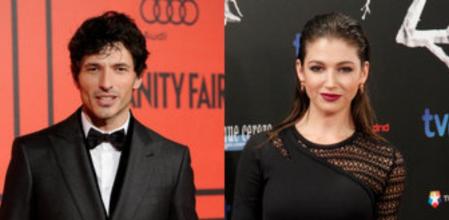 Collage de los actores Andrés velencoso y Úrsula Corberó