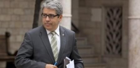 El conseller de Presidència y portavoz de la Generalitat, Francesc Homs, acude a la reunión del Consell Executiu